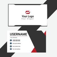 Business Card Template. vector