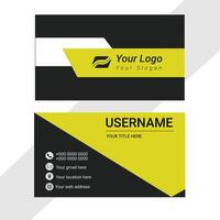 Modern business card design template vector