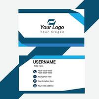 Modern business card template vector