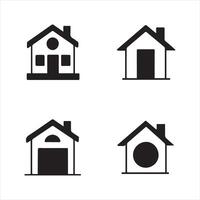 Web Home Icons for User Interfaces vector