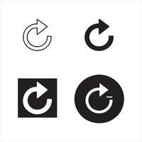 Circular Refresh Icons Pack vector