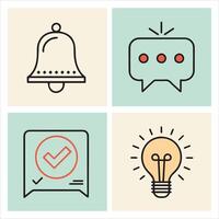 Message Icon for New Updates vector