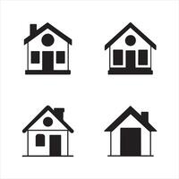 Home Navigation Icons for Web and Mobile vector