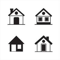 Home Button Icons for Websites and Apps vector