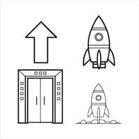 Swipe Up for More Options vector