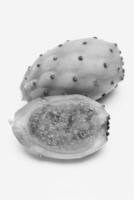 Prickly Pears on Succulent Background photo