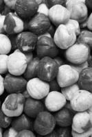 Roasted Hazelnuts Background photo