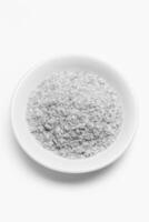 Unprocessed Wheat Bran in a Bowl, Close View Background photo