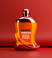 Blank Flask and Bottle Mockup for Luxury Branding Concepts psd