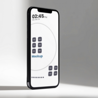 Editable Smartphone Mockup for Mobile Application Prototypes psd