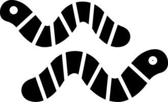 Worm Icon Design Symbol vector