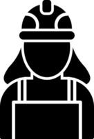 Worker Icon Design Symbol vector