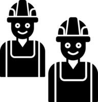 Workers Icon Design Symbol vector