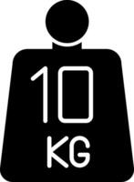 Weights Icon Design Symbol vector