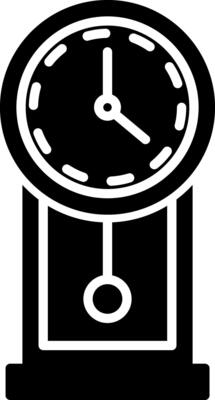 Wall Clock Icon Design Symbol