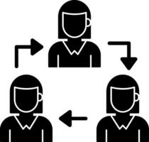Team Work Icon Design Symbol vector