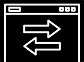 Transfer Data Icon Design Symbol vector