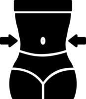Waist Icon Design Symbol vector
