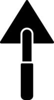 Triangular Shovel Icon Design Symbol vector