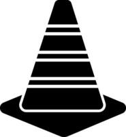 Traffic Cone Icon Design Symbol vector