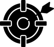 Target Icon Design Symbol vector