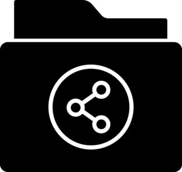 Shared Folder Icon Design Symbol vector