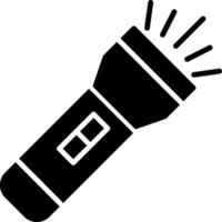 Torch Icon Design Symbol vector
