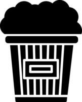 Popcorn Icon Design Symbol vector