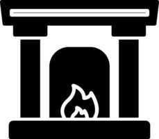 Fireplace Icon Design Symbol vector