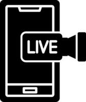 Streaming Icon Design Symbol vector