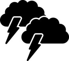 Storm Icon Design Symbol vector