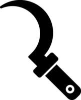 Sickle Icon Design Symbol vector