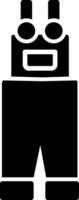 Overall Icon Design Symbol vector
