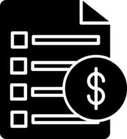 Invoice Icon Design Symbol vector