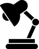 Desk Lamp Icon Design Symbol vector