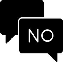 Say No Icon Design Symbol vector