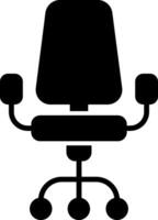 Desk Chair Icon Design Symbol vector