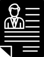 Resume Icon Design Symbol vector