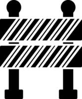 Road Block Icon Design Symbol vector