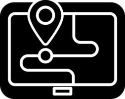 Route Icon Design Symbol vector