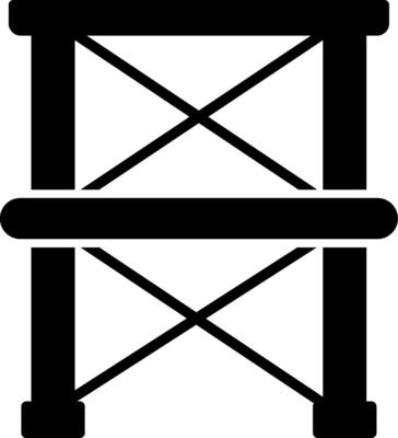Scaffolding Icon Design Symbol