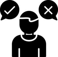 Decision Marker Icon Design Symbol vector