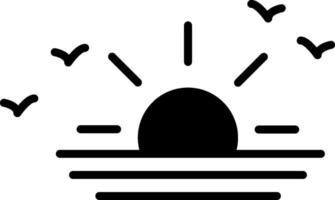 Sunrise Icon Design Symbol vector