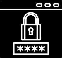 Password Icon Design Symbol vector