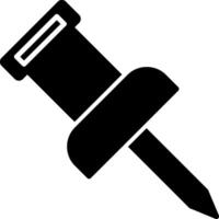 Push Pin Icon Design Symbol vector