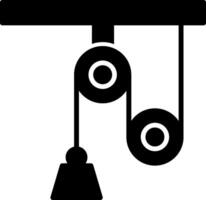 Pulley Icon Design Symbol vector