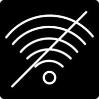 No Wifi Icon Design Symbol vector