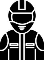 Racer Icon Design Symbol vector