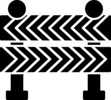 Road Barrier Icon Design Symbol vector