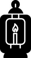 Oil Lamp Icon Design Symbol vector